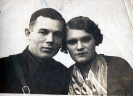 C женой Галиной Михайловной. 19 февраля 1940 г.