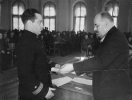 Вручение Ордена Красного Знамени в Кремле 1940г.